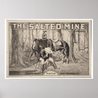 VINTAGE MOVIE POSTER ~ A Mina Salgada