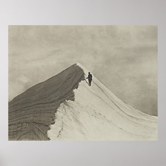 Vintage Mt. Cook Adventure Poster (Frente)