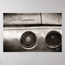 Vintage Muscular Car Poster