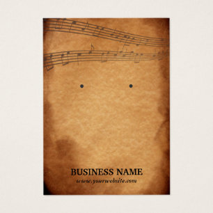 Vintage Music Earring Holder Jewelry Display