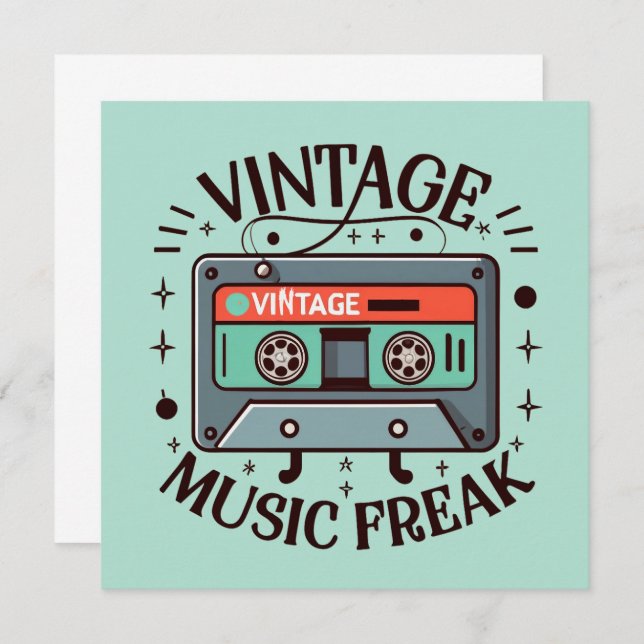Vintage Music Freak (Frente/Verso)