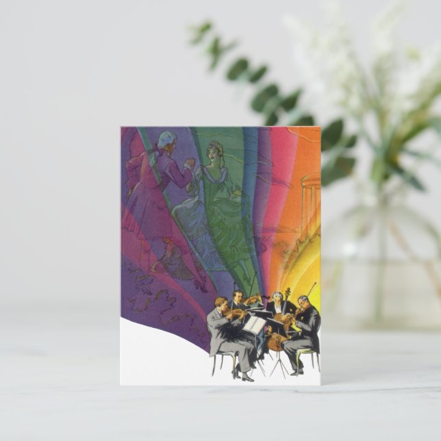 Vintage Music Rainbow, Casal vitoriano dançando (Em pé/Frente)