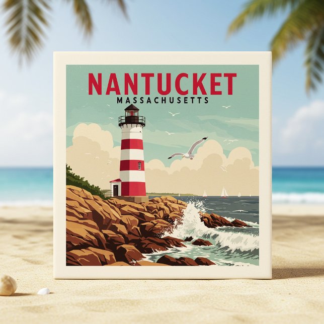 Vintage Nantucket Massachusetts (Criador carregado)