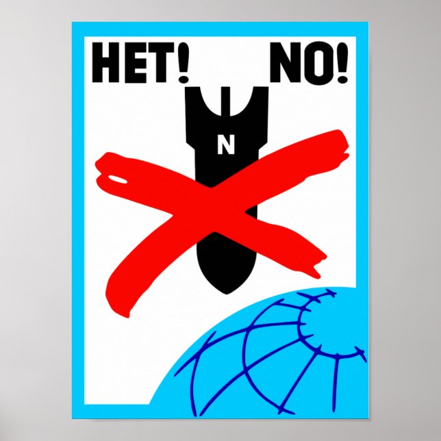 Vintage No soviético Nukes Poster (Frente)