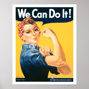 Vintage nós podemos fazê-lo poster de Rosie