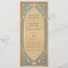 Vintage Nouveau dos convites | do casamento