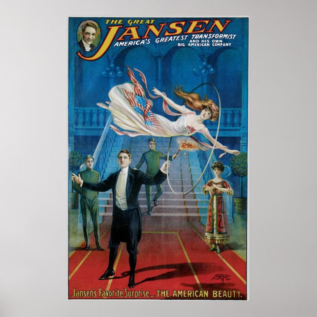 Vintage O Poster De Publicidade Jansen Do Excelent (Frente)