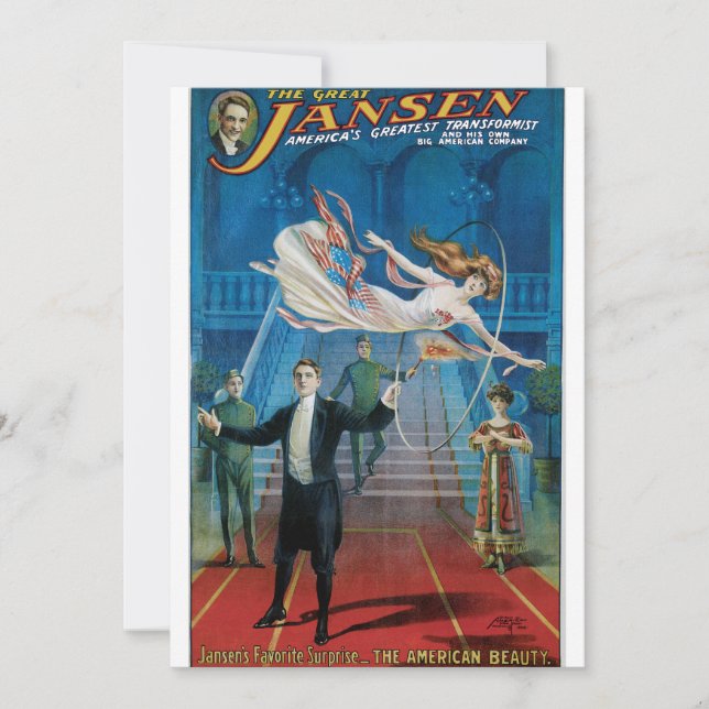 Vintage O Poster De Publicidade Jansen Do Excelent (Frente)