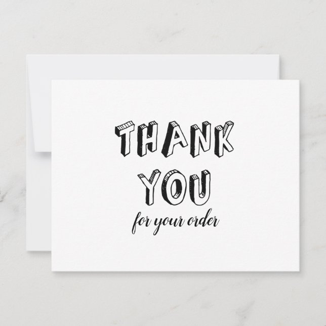 Vintage Obrigado Pelo Desconto Da Ordem (Frente)