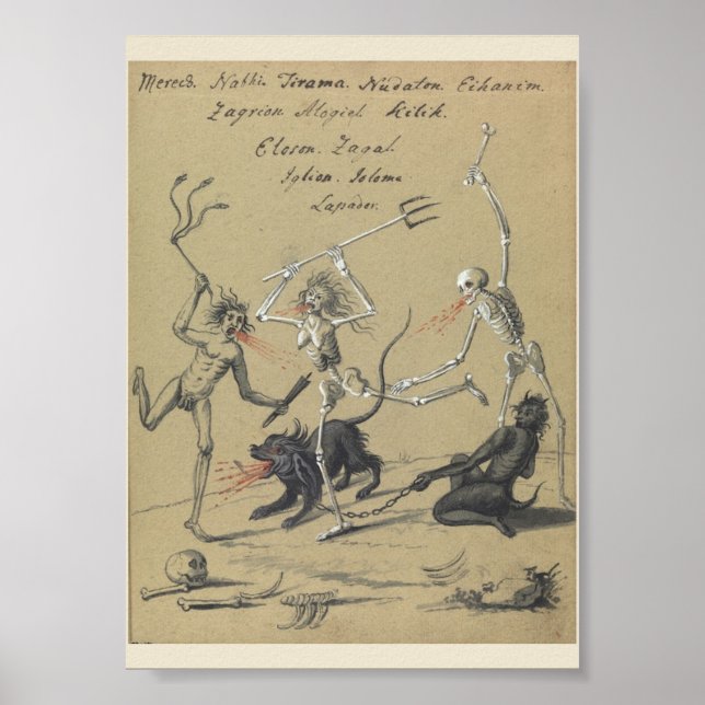 Vintage Occult Poster (Frente)