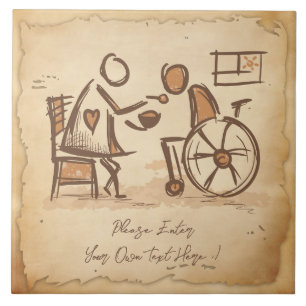 Vintage Old Fashion Care Assistant