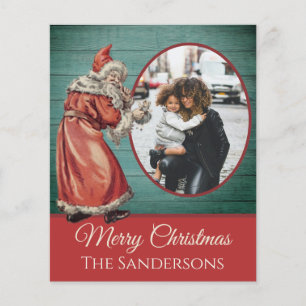 Vintage Old World Papai Noel Foto de Natal