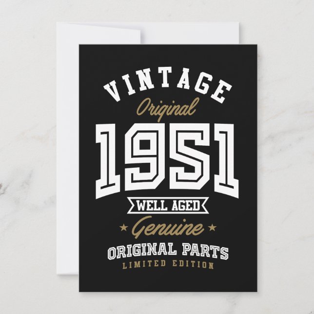 Vintage Original 1951 (Frente)