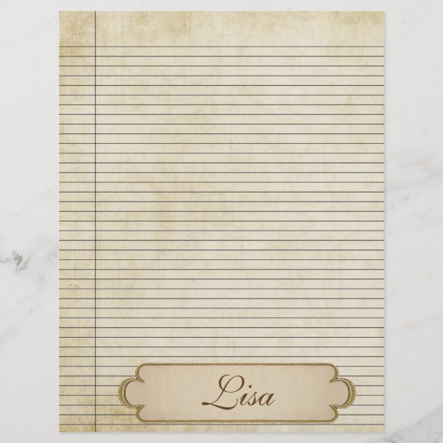 Vintage Paper Lines 2 (Frente)