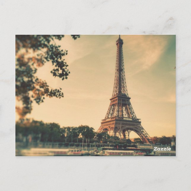 Vintage Paris França Cartão postal (Verso)