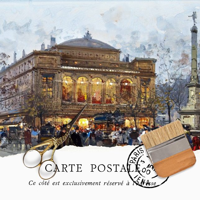 Vintage Paris Mulheres - Papel Tecidual (Criador carregado)