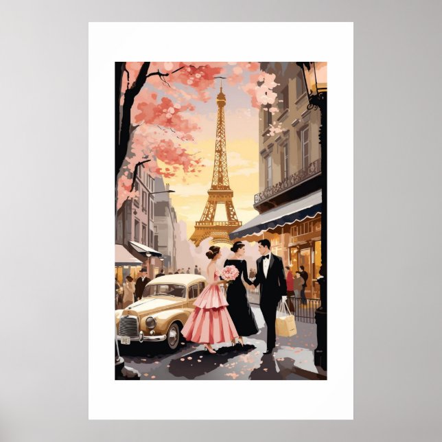 Vintage Paris Poster (Frente)