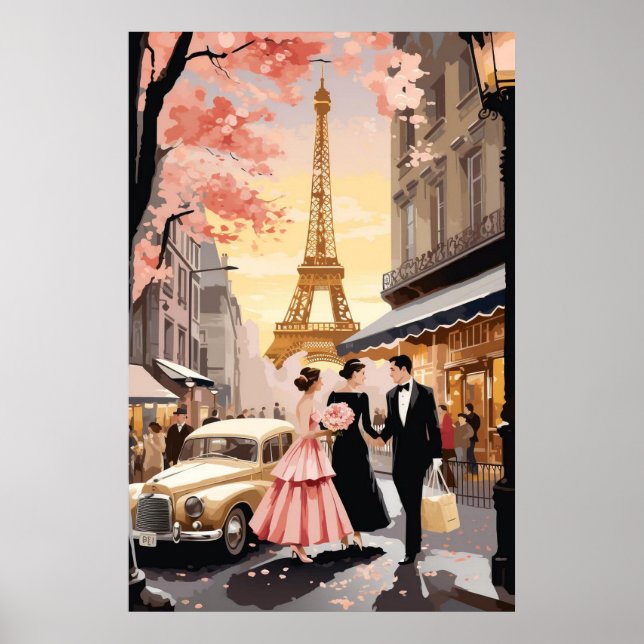 Vintage Paris Poster (Frente)