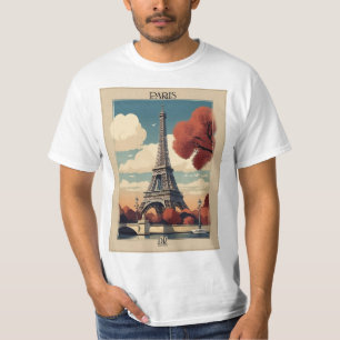 Vintage Paris: Uma camiseta Classic Souvenir