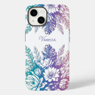 Vintage Pastel Colorful Floral Design
