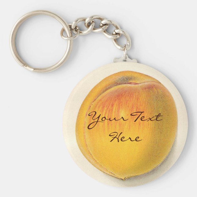 Vintage Peach Chaveiro (Frente)