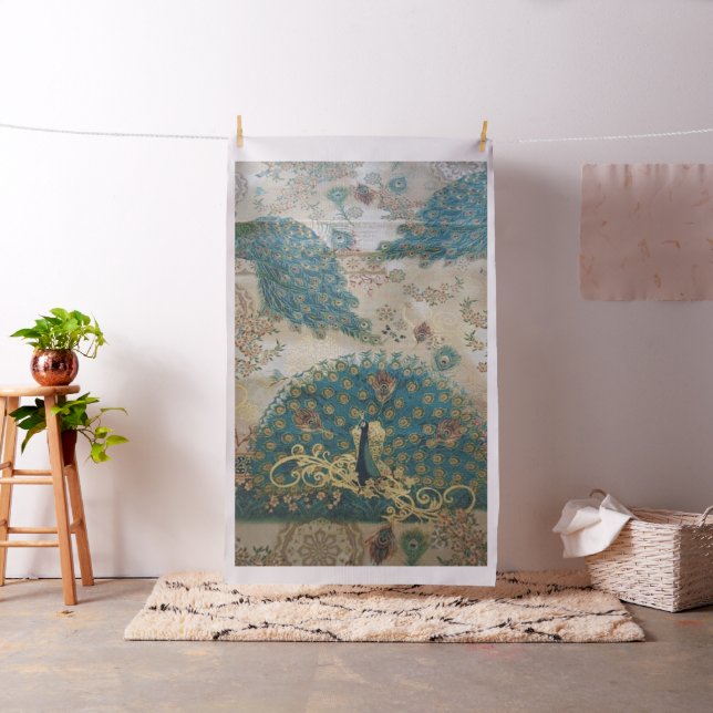 Vintage Peacock - Tecido (In Situ)