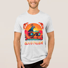 Vintage Peacock Vibes: Retro Sunset Coolness