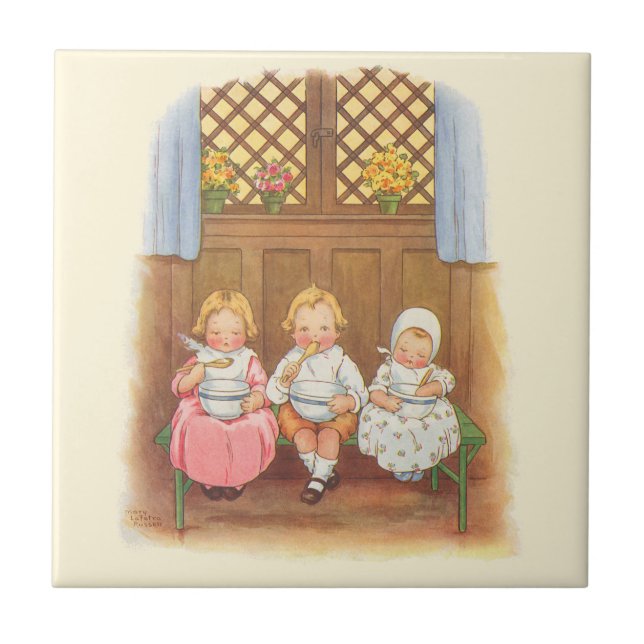 Vintage Pease Porridge Hot Childreny Nursery Rhyme (Frente)