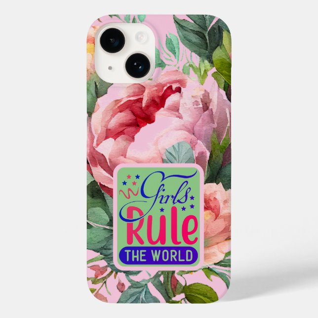 Vintage Peony Girl's Rule the World Cote (Verso)