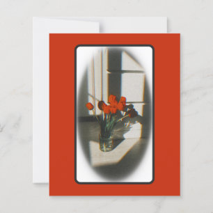 Vintage Persimmon Tulip Stationery