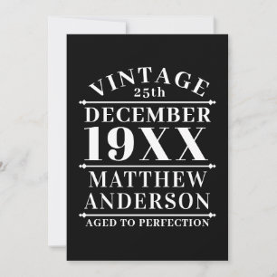 Vintage personalizada envelhecida em perfeição
