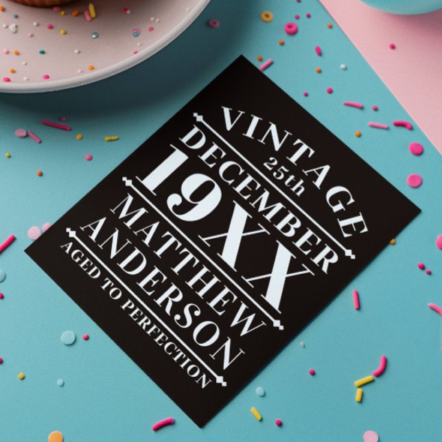 Vintage personalizada envelhecida em perfeição (Criador carregado)