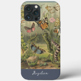 Vintage Personalizado Insetos Lindas Criaturas