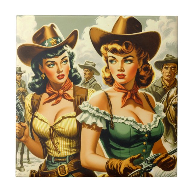 Vintage Pin-up Cowboys (Frente)