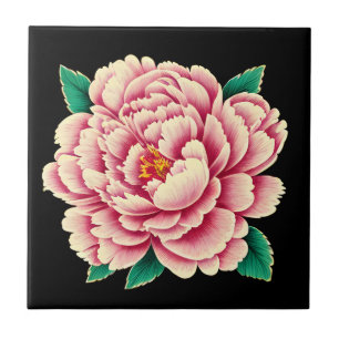 Vintage Pink Peony Flower