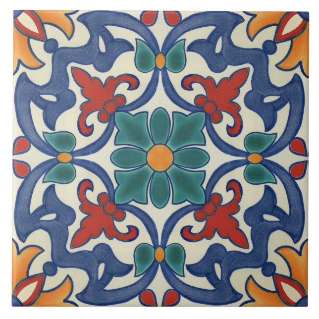 Vintage Português Azulejos Pattern (Frente)