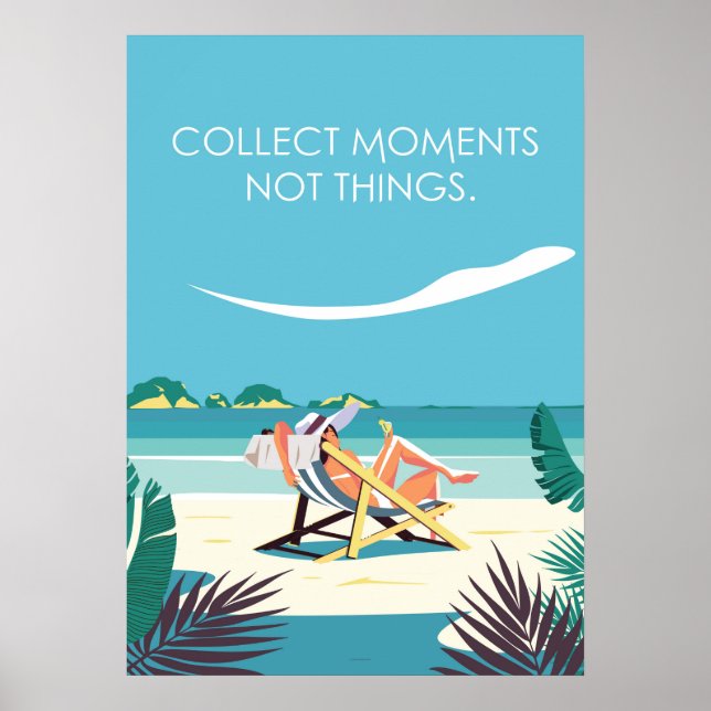 Vintage poster de viagens da Tailândia (Frente)