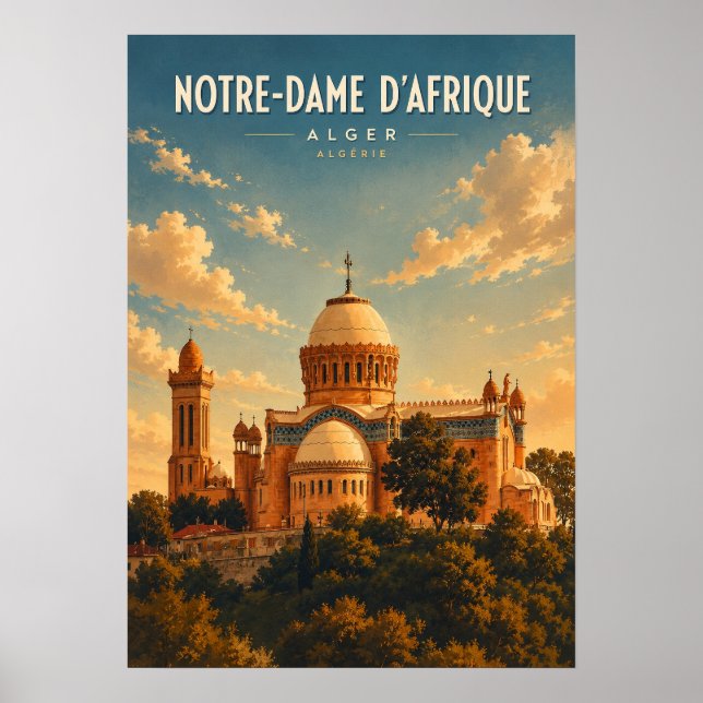 Vintage poster Notre-Dame d'Afrique (Frente)