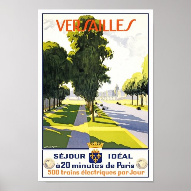 Vintage Poster Print Paris (Frente)