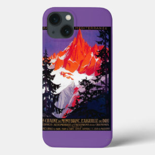 Vintage PosterEurope de Chaine De Mont Blanc do La