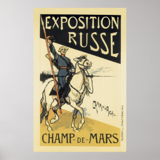 Vintage Posters Franceses - Exposição Russa
