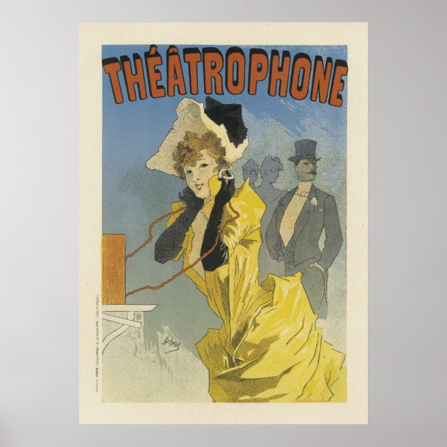 Vintage Posters Franceses-Teatrophone (Frente)