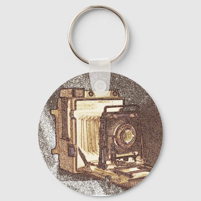 Vintage Press Camera Chaveiro (Frente)