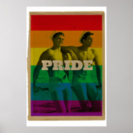 Vintage Pride Gay Sailor Poster