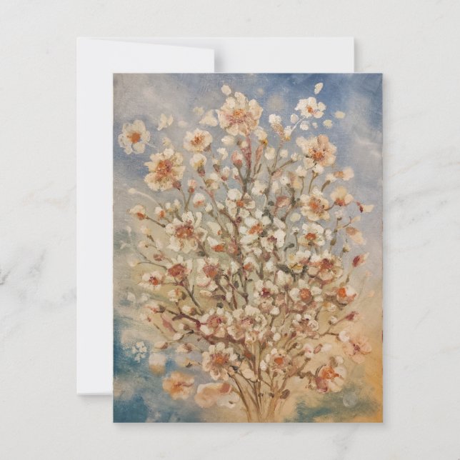 Vintage primavera floresce (Frente)