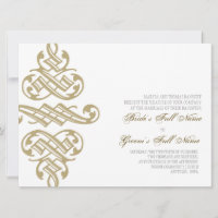 Vintage Printers Ornament Swirl - Convites de casa