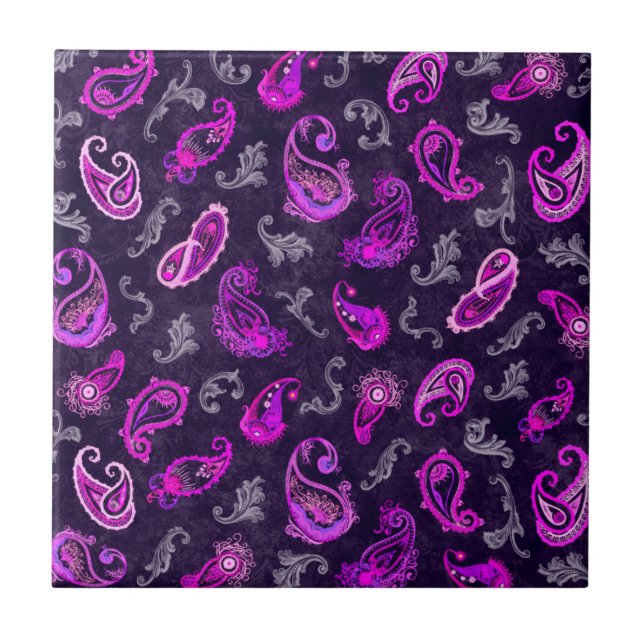 Vintage Purple Paisley (Frente)
