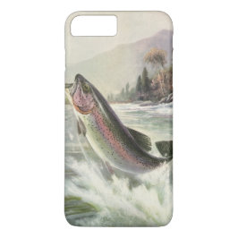 Vintage Rainbow Trout Pescador Pesca de Peixes