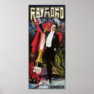 Vintage Raymond, o Poster de publicidade do Excele