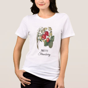Vintage Red Bonito Strawberry Branch Personalizado